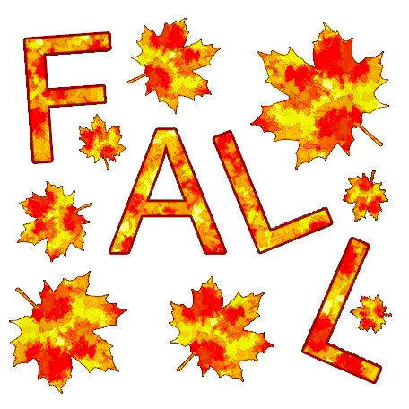 Fall letters